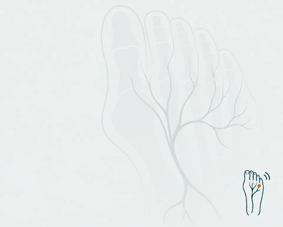Decorative branded panel for neuroma neuropathy